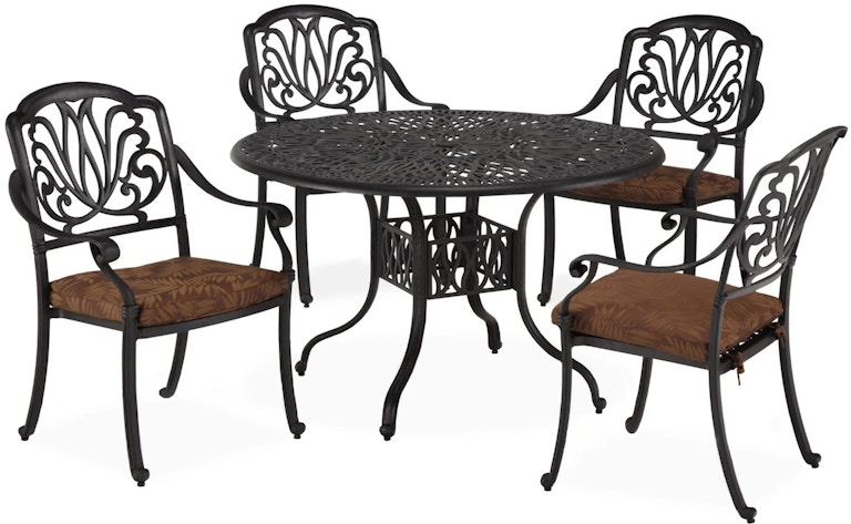 homestyles Capri Charcoal 42” 5 Pc. Outdoor Dining Set 6658-308 809494455