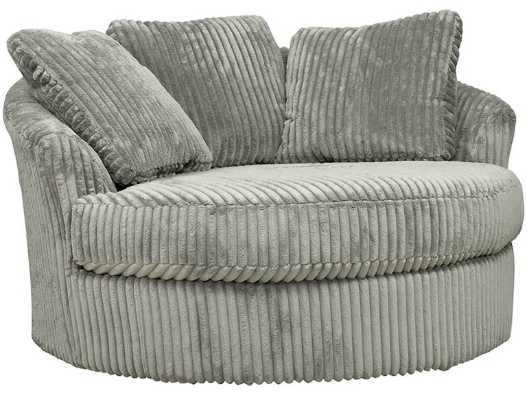 Signature Design by Ashley Lindyn Fog Oversized Swivel Accent Chair 2110521 871477774