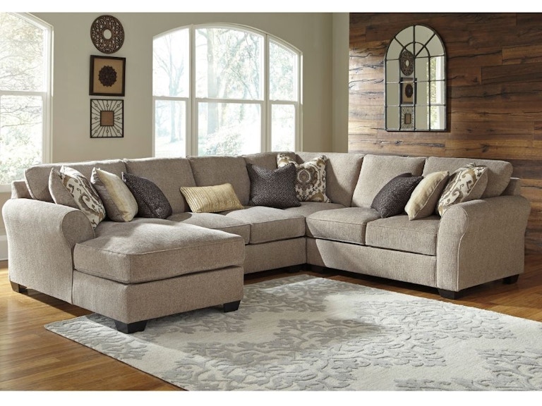 Benchcraft Pantomine 4-Piece Sectional with LAF Chaise 39122S2 SIK3914PCB