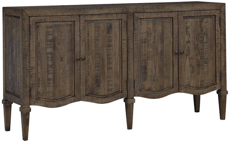 Coast2Coast Home Barnaby French Country Vintage Sideboard Credenza with 4 Doors - Natural Brown 60282 326758526