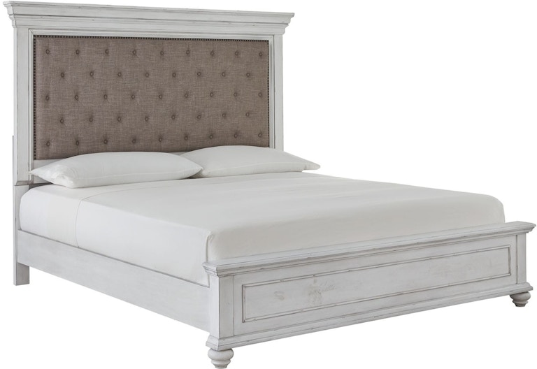 Benchcraft Kanwyn Queen Upholstered Panel Bed B777B4 ASK777QUB