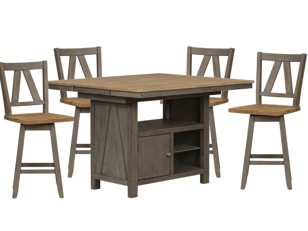 5 piece lindsey 2025 traditional dining set