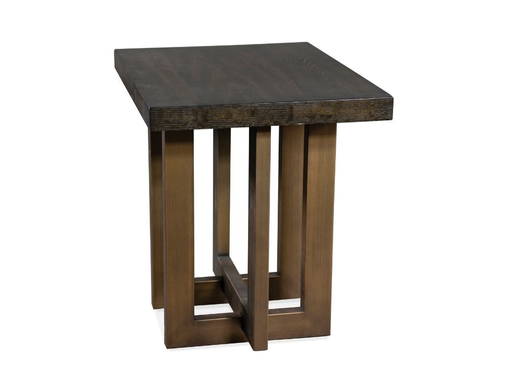 Riverside Living Room Magnus Umber End Table 14409 14409