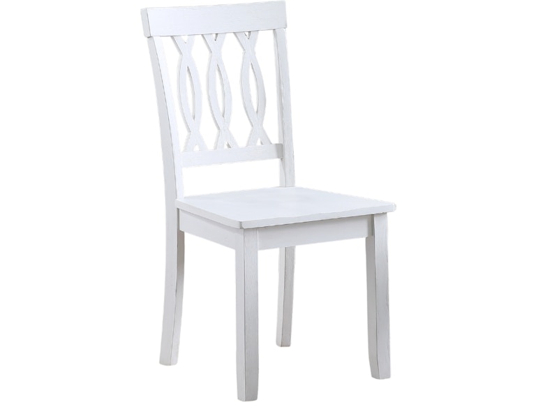 Steve Silver Naples Antique White Side Chair NA500SW 127121955