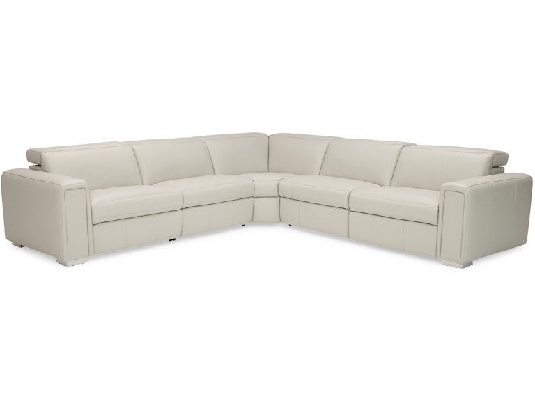 Palliser Furniture Living Room 44004 Sectional Florida Leather