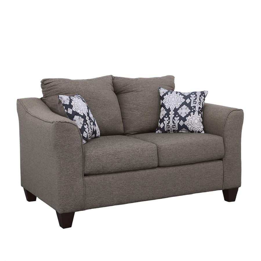 Coaster Living Room Salizar 2-piece Upholstered Flared Arm Sofa
