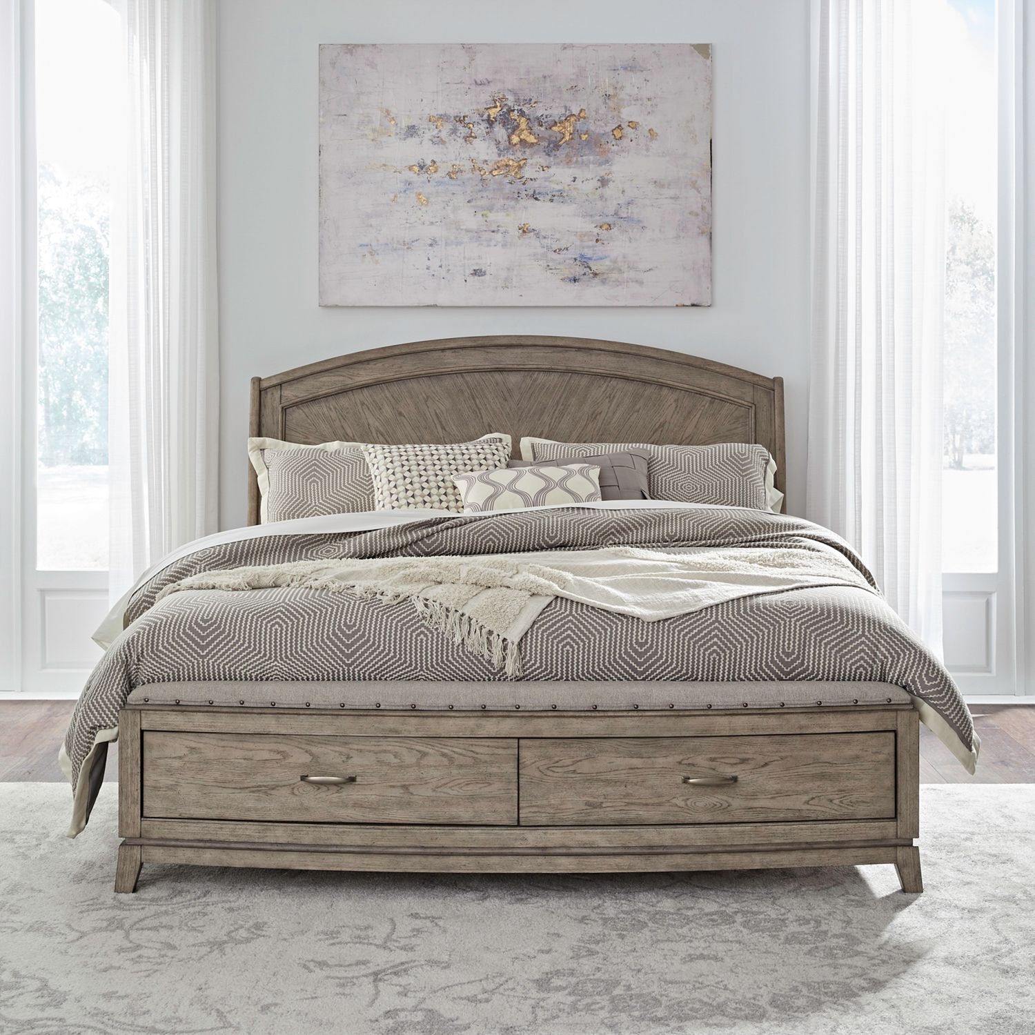  King Panel Bed 805-BR-KPB