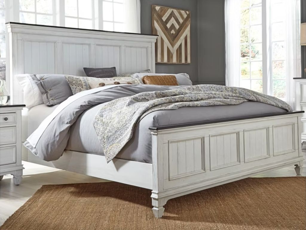 Liberty Furniture Bedroom King Panel Bed 417-BR-KPB - Wenz Home