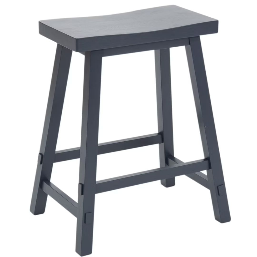 Liberty Furniture 24 Inch Sawhorse Counter Stool- Navy 38-B1824-N
