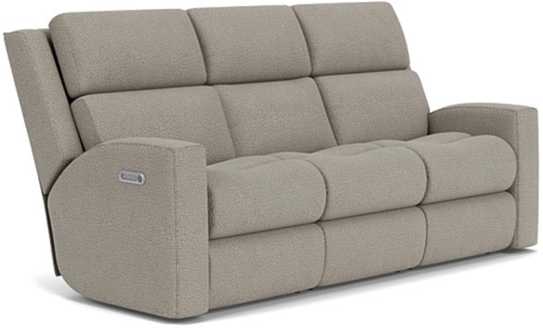 Flexsteel Score Power Reclining Sofa with Power Headrests and Lumbar 2805-62L