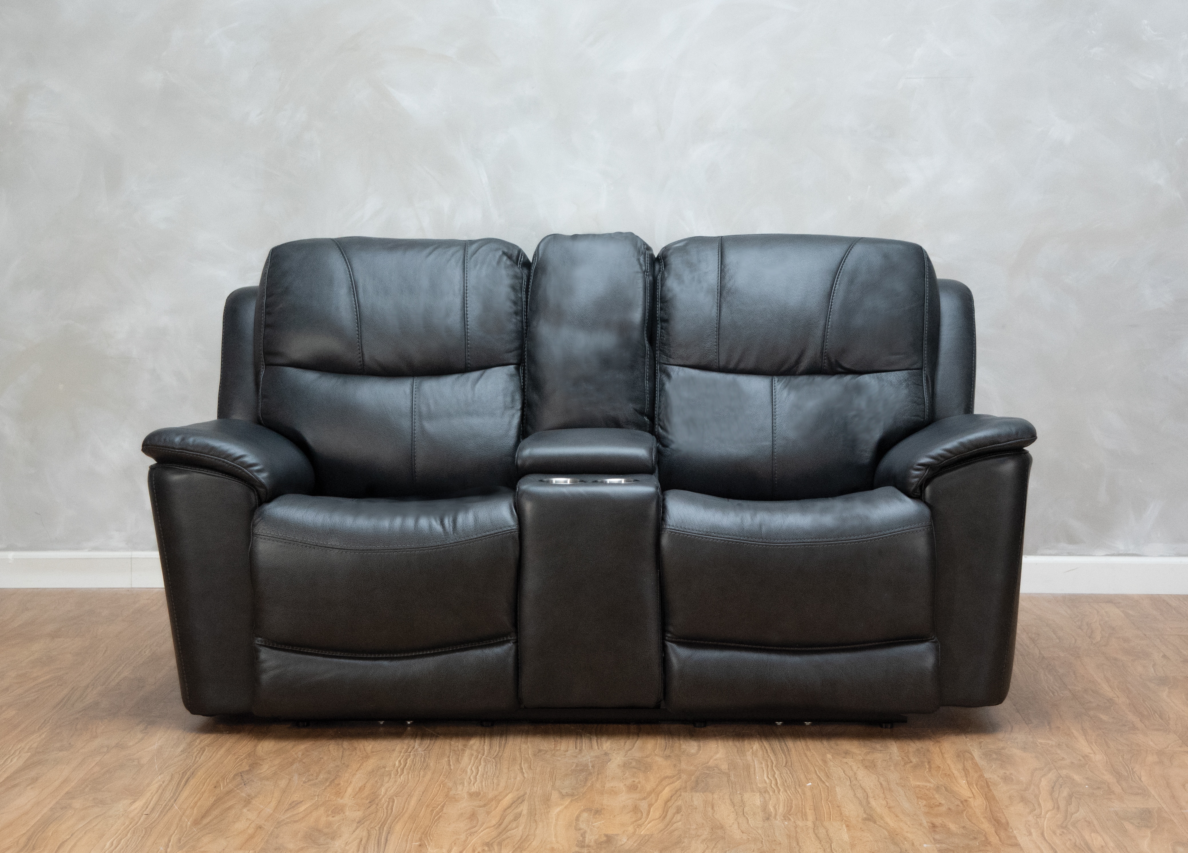 flexsteel miller leather power reclining sofa with power headrests