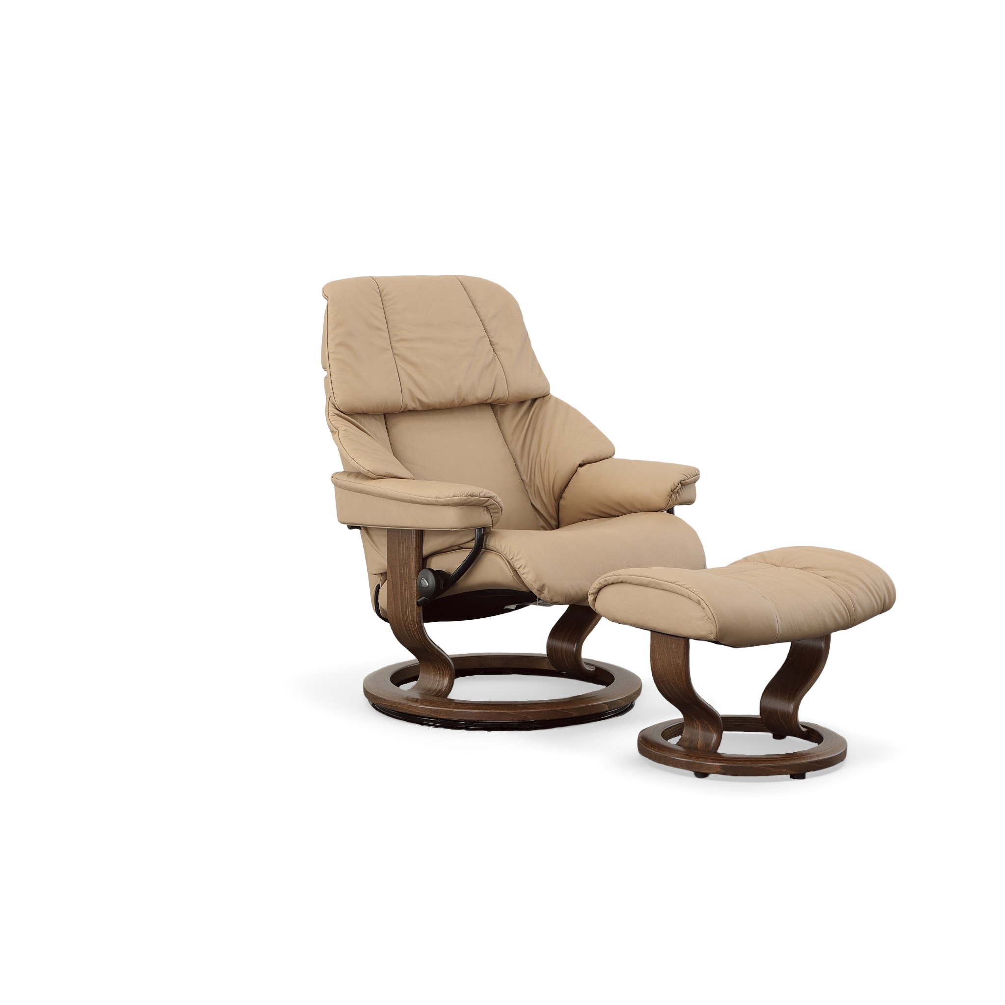 Stressless by Ekornes Living Room RENO II MEDIUM CHAIR/OTTO