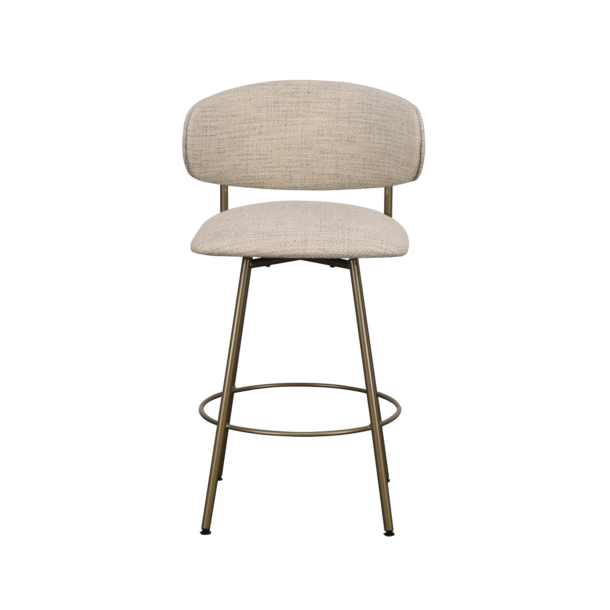 Amisco X Back Swivel Counter Stool Amisco Travis 26 Greige Faux