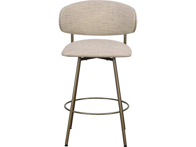 Amisco X Back Swivel Counter Stool Amisco Travis 26 Greige Faux