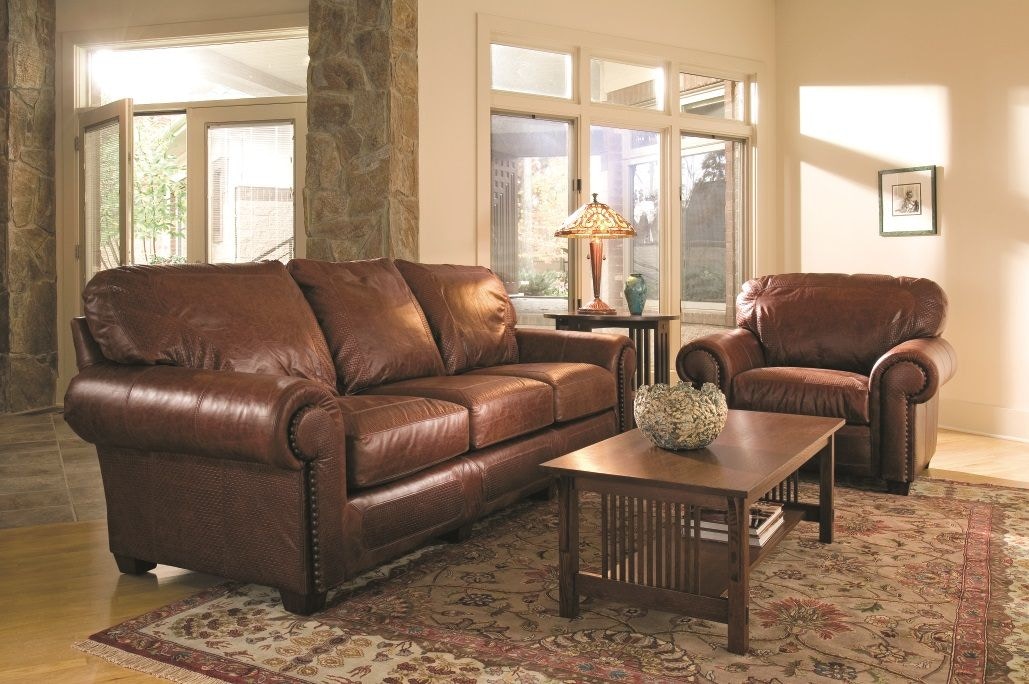 Stickley Living Room Santa Fe Sofa CL8000100 Art Sample Furniture