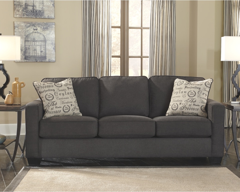 Shop our Alenya Charcoal Sofa by Signature Design by