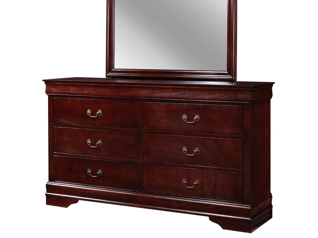 Shop Our Louis Philp Dresser Top Cherry By Crown Mark B3850 11