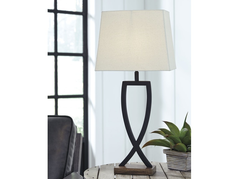 dark brown bedside lamps