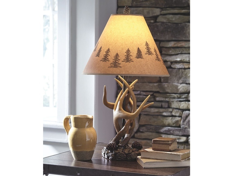 Deer table deals lamp