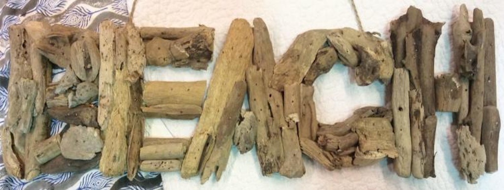 global imports accessories driftwood beach sign bb5010 exotic home coastal outlet virginia