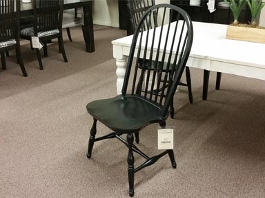 Bermex Dining Room Modern Farmhouse Bowback Side Chair 10251