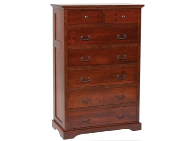 Daniel S Amish Bedroom Elegance Seven Drawer Chest 62108 7 China