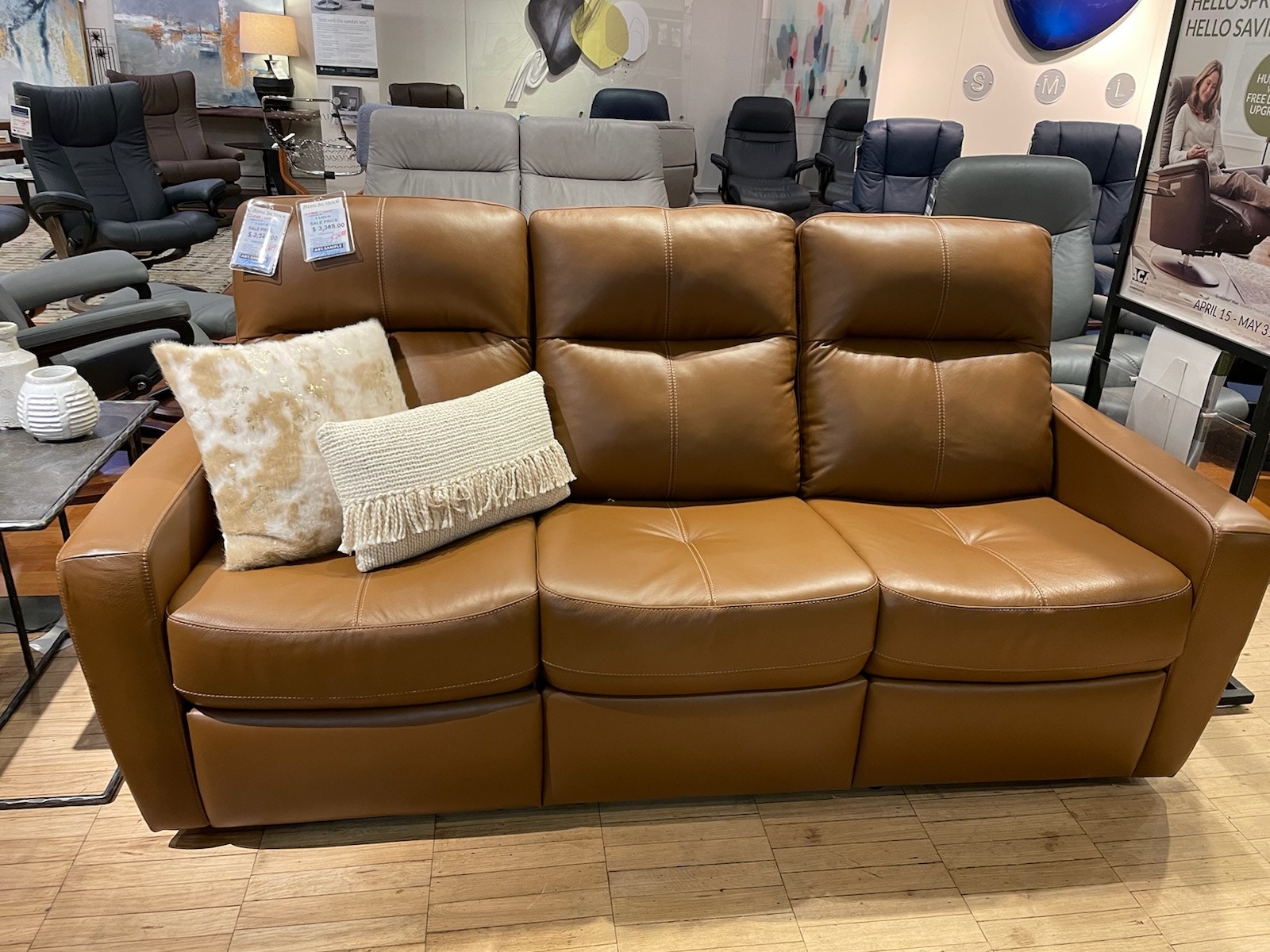 ex display recliner sofa