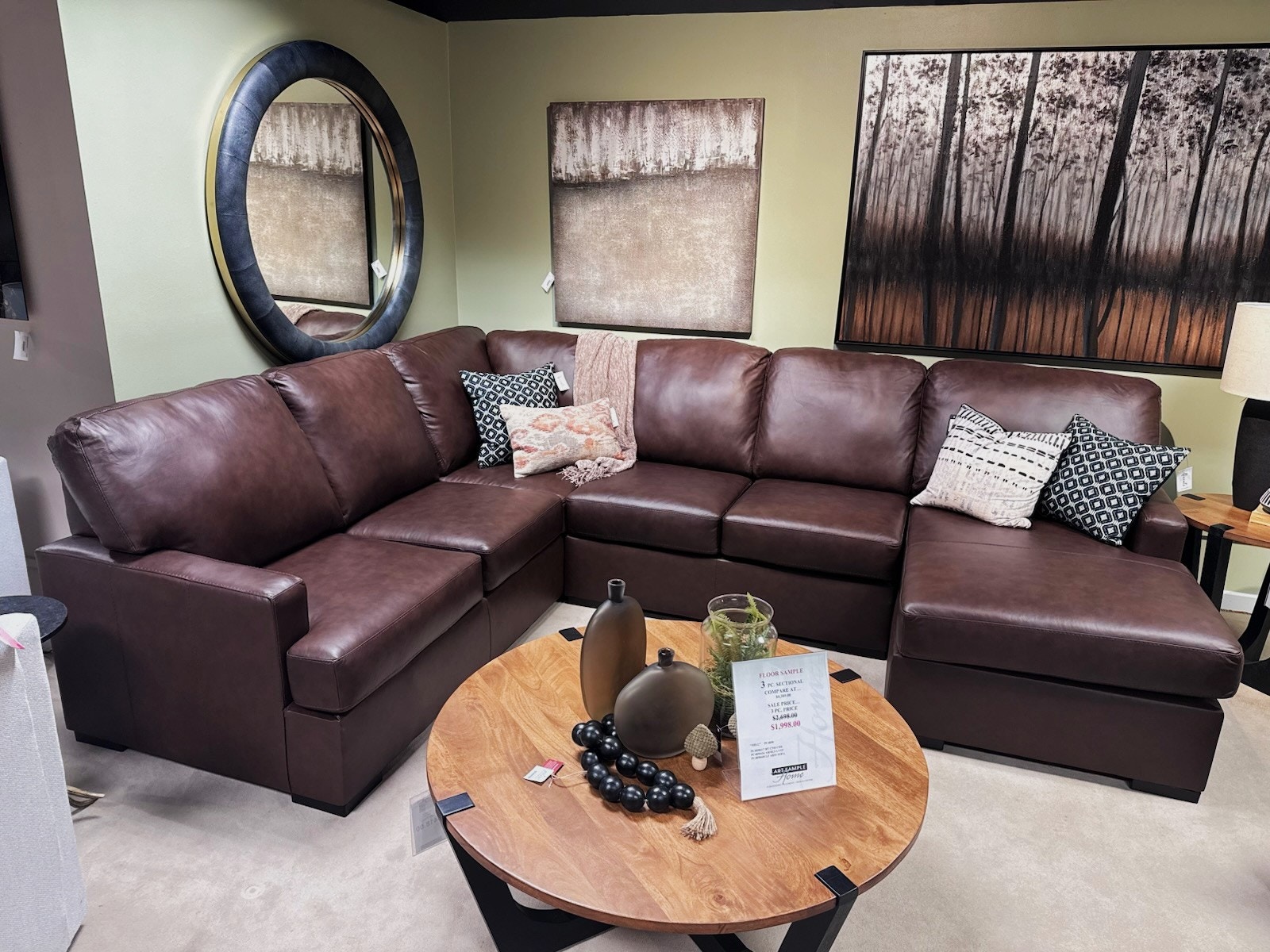 Clearance 3-Piece Sectional 9PC48504 - Art Sample Furniture - Saginaw, MI