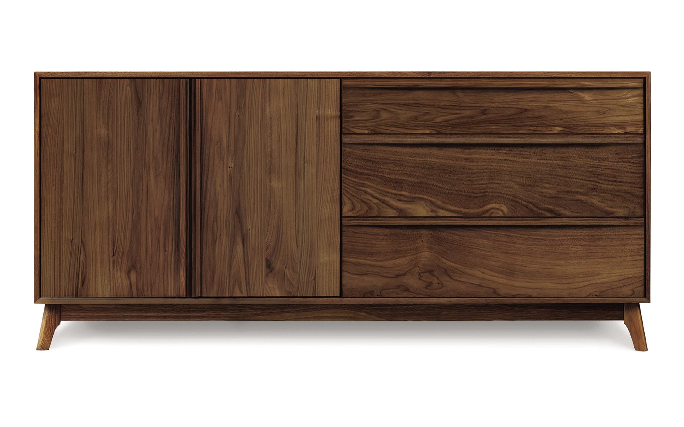 Copeland Bedroom Catalina Dresser In Walnut With 3 Drawers On