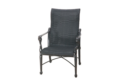 Gensun Outdoor Patio Woven High Back Dining Chair 70340001