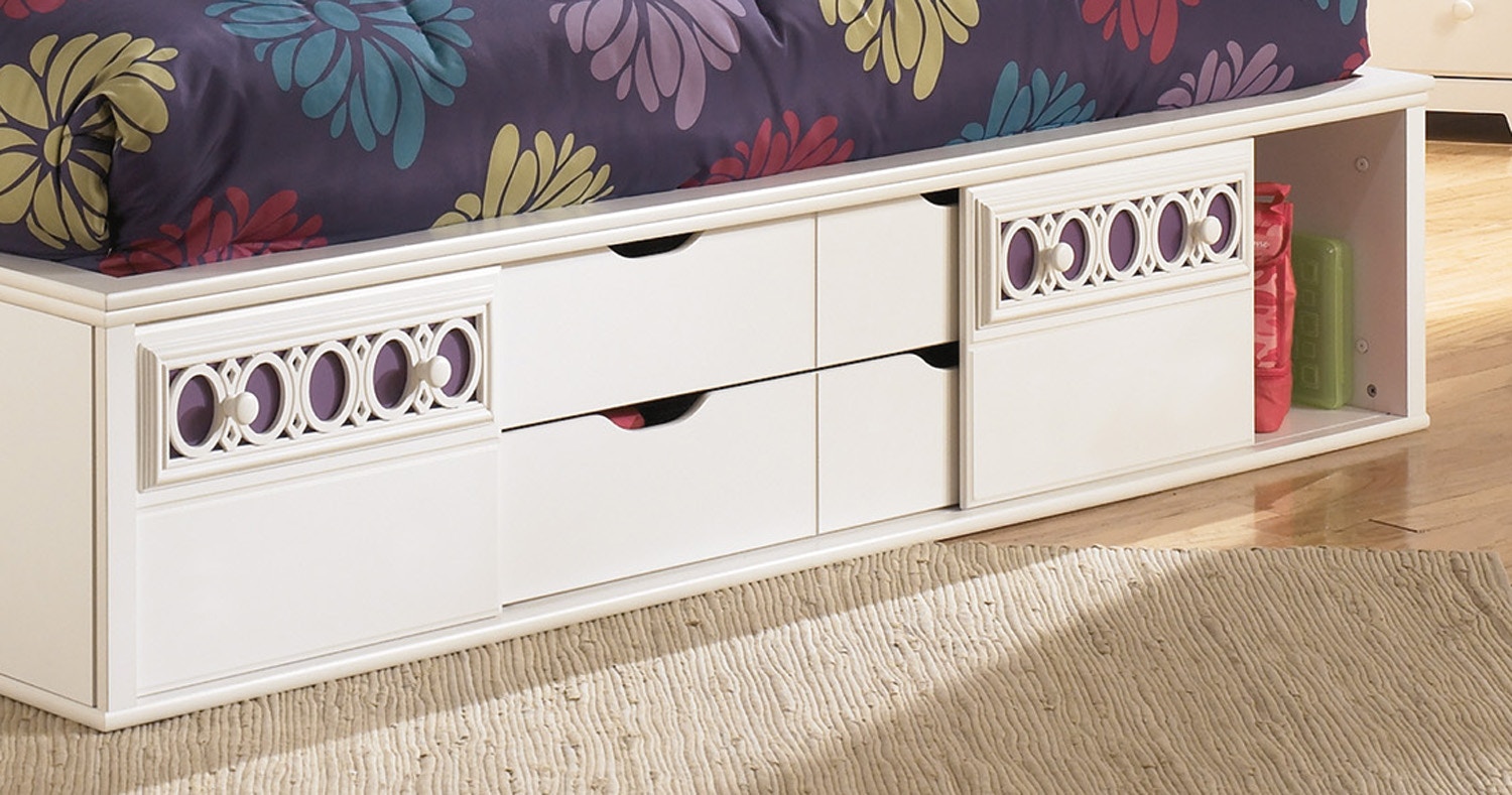 Signature Design By Ashley Youth Bedroom Zayley Storage Lounge Bed Signature Design by Ashley Zayley Storage Lounge Bed - Full 292082 - Signature Design By Ashley Youth Bedroom Zayley Storage Lounge Bed