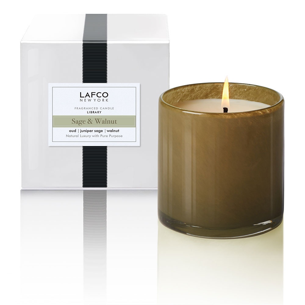LAFCO Sage & Walnut Signature Candle 15.5oz - Library