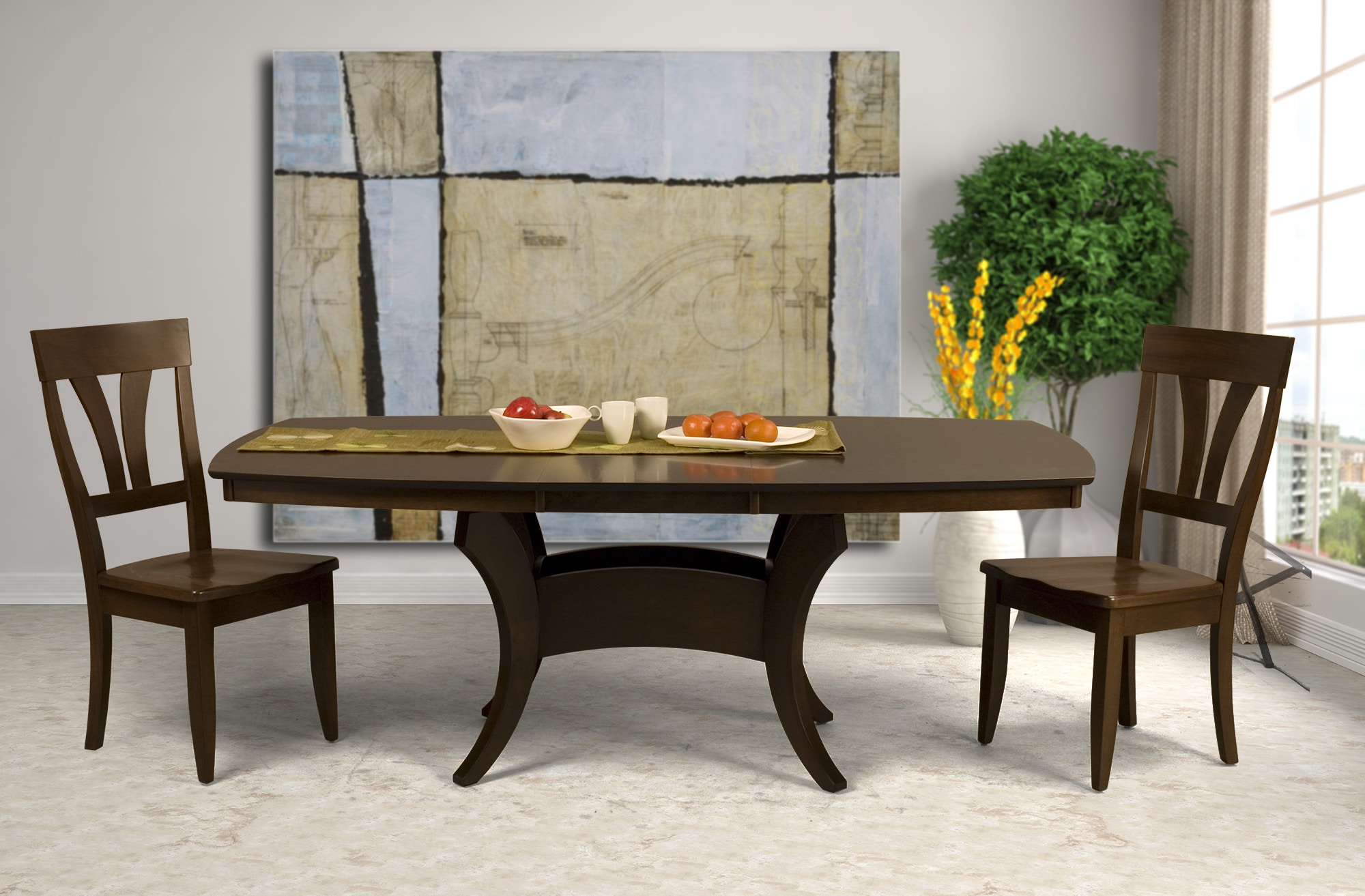 たぬき 希少 Saloom Casual Dining Crescent Dining Table CRESCENT 着物・浴衣・和小物