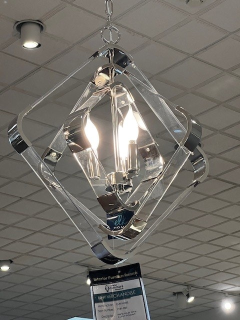 IFR Clearance NEW CLEARANCE ITEM!! Rapid Pulse 20"w 3-Light Pendant - by Elk Home 1141 095