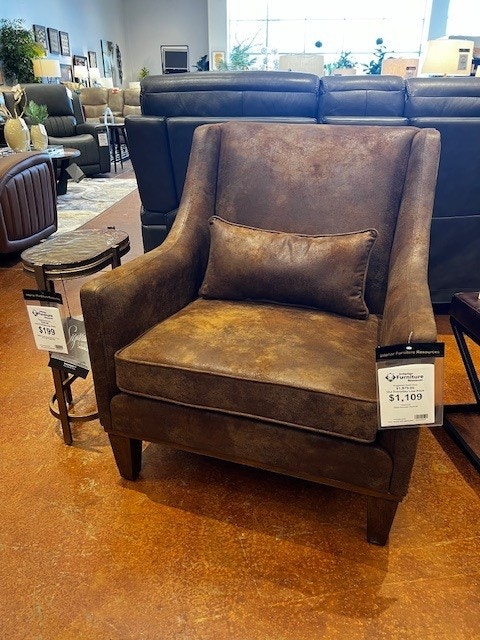 IFR NEW!! Clay Armchair - by Uttermost, featured in Tan fabric 23030
