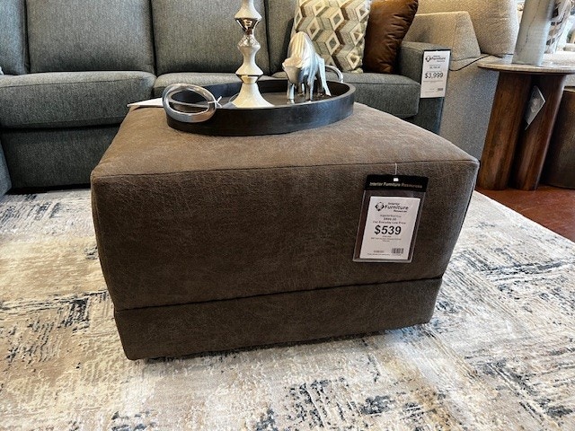 IFR NEW!! Cole Cocktail Ottoman - by England, featured in Northwest Mink, Gd. H 2887