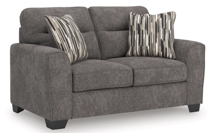 IFR NEW!! SPECIAL VALUE PRICE!! Olten Loveseat - by BENCHCRAFT, featured in Graphite Fabric 3130535 GRAPHITE