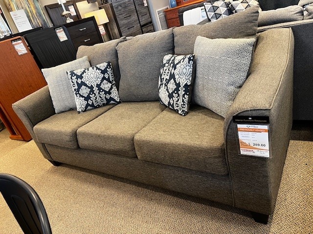 IFR Clearance Previously Leased - The "Salizar" Sofa - by Coaster, featured in Dark Gray 506021