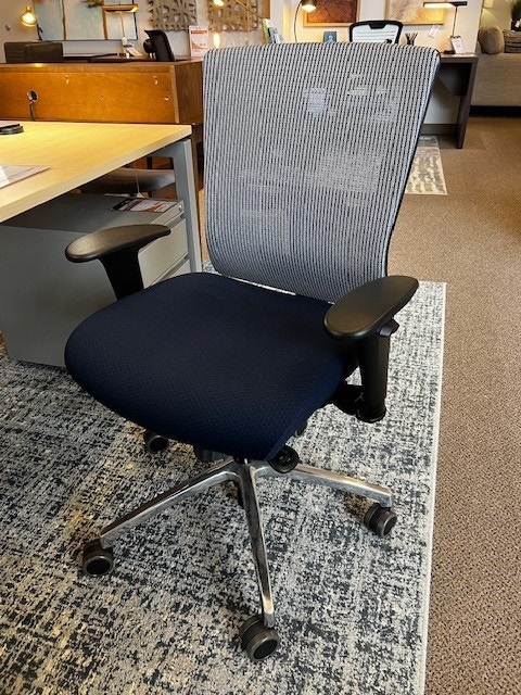IFR NEW!! Quick Ship! - "Affirm" Mid-Back Task Chair - by Office Master AF514-JR39-2574-SS-PB