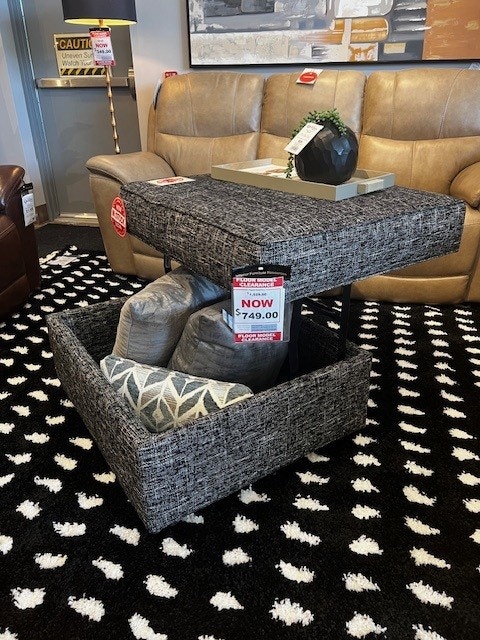 IFR Clearance NEW!! SPECIAL VALUE CLEARANCE PRICE! - Storage Ottoman - by Craftmaster in Mixology 45, (NOW IN STOCK) F900102SOTTO MIXOLOGY