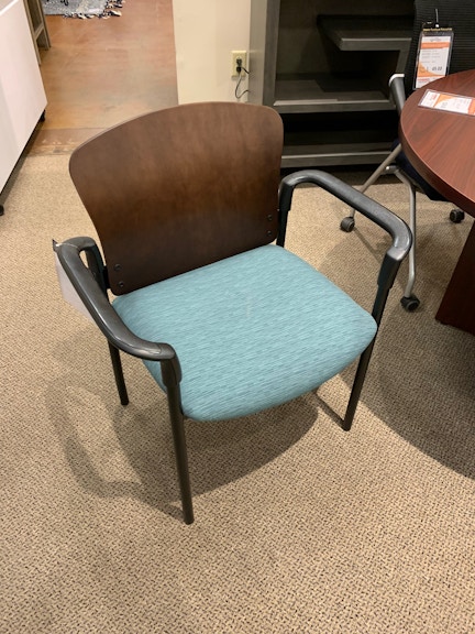 Ifr Clearance Previously Leased Stackable Guest Chair Teal H4091 Z Ai96 T Interior Furniture