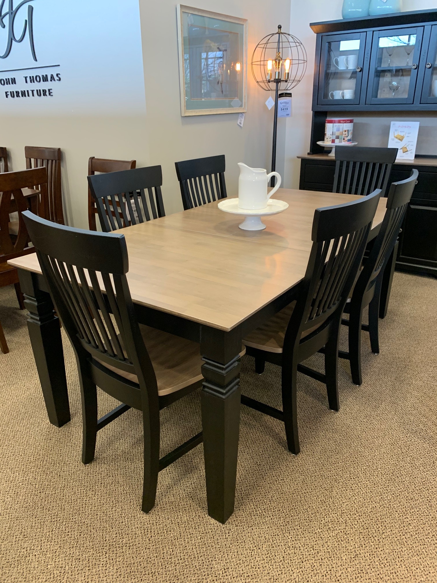 java dining set