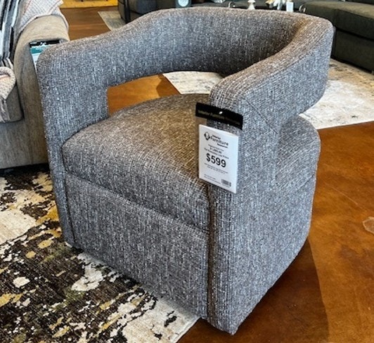 IFR NEW!! Lexy Swivel Accent Chair - by Jofran, featured in Chocolate LEXY-SW-CHOCO
