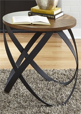 Liberty Furniture Living Room Lancaster End Table Bronze