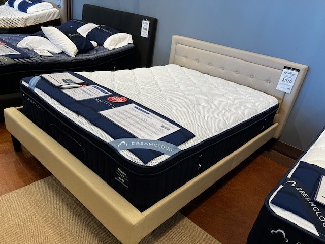 IFR NEW!! Morning Upholstered Linen Queen Upholstered Bed - by Ashley, featured in Linen Fabric M15X232 LINEN
