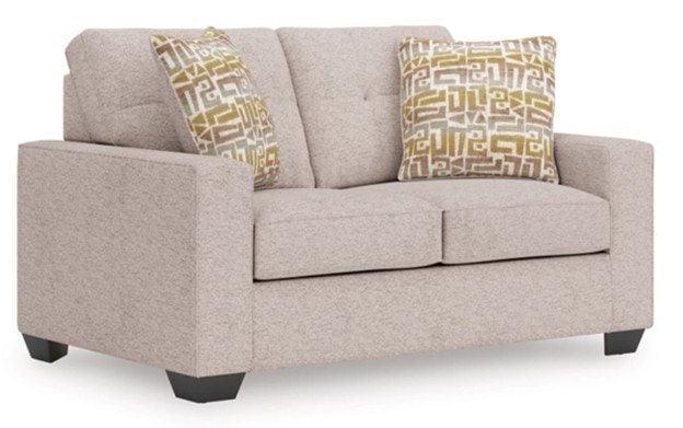 IFR NEW!! SPECIAL VALUE PRICE! Larimer Loveseat - BY Ashley, featured in Stone fabric, NOW IN STOCK PC2920335 STONE