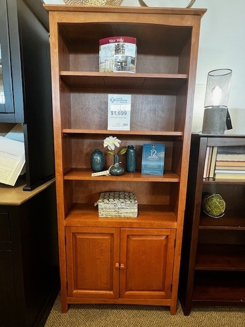 IFR NEW!! Shaker Bookcase with Doors - by John Thomas Featured in Candlelite SH-322D,-3227A