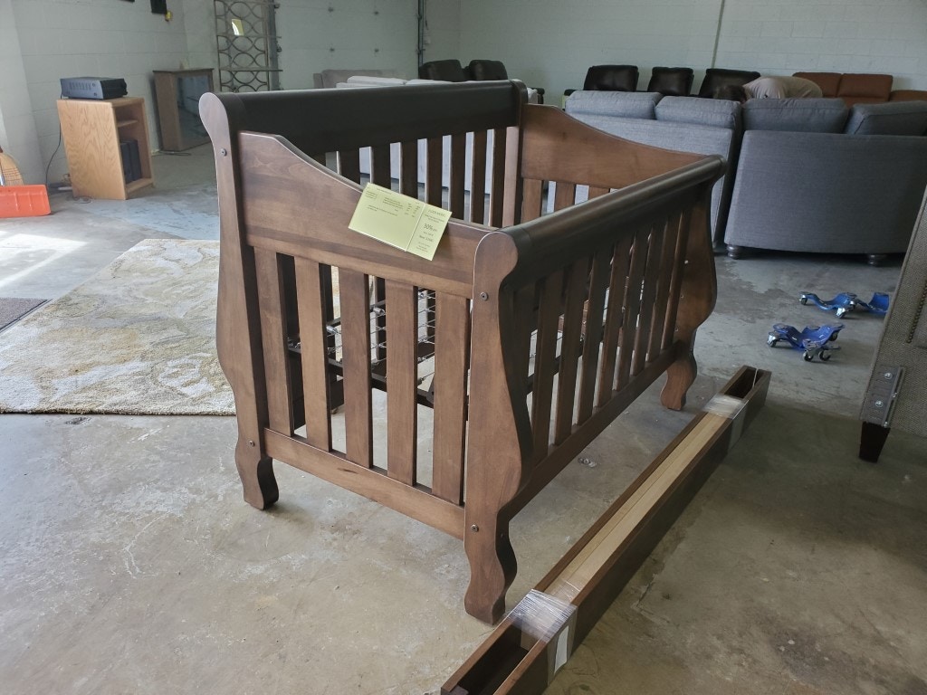 sleigh bed crib