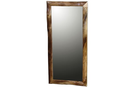 Rustic Log 18W Mirror (42L) in Natural Log 18MI-42-NL