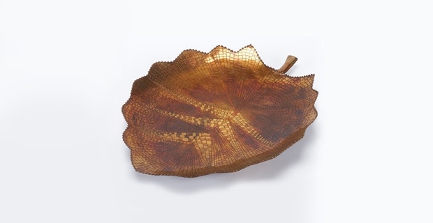 Jatex International Brass Birch Leaf Tray - Large 24653